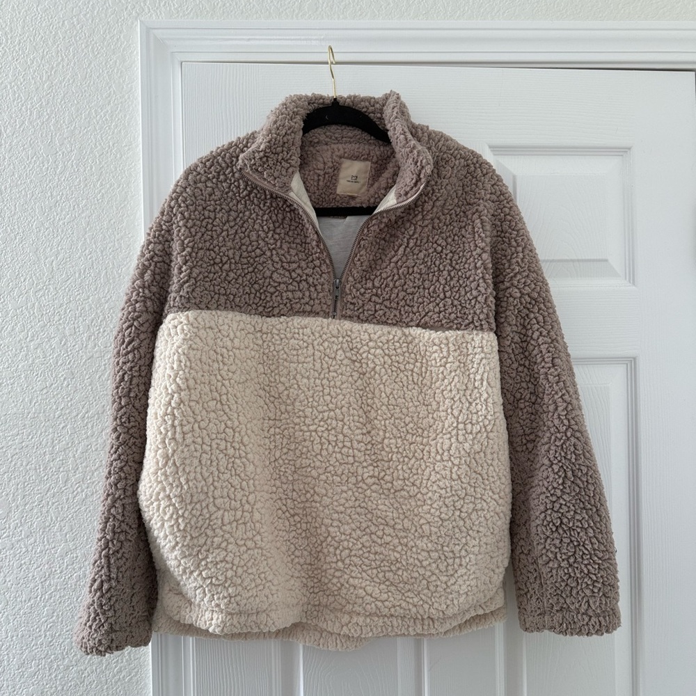 Thread & Supply Cream Sherpa Jacket